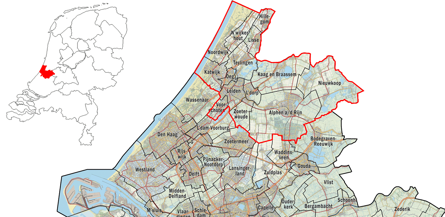 Herindelingen Zuid-Hollandse gemeenten definitief - Rijnstreek Business